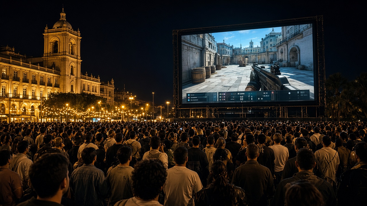 Público numa fanfest em Lisboa
